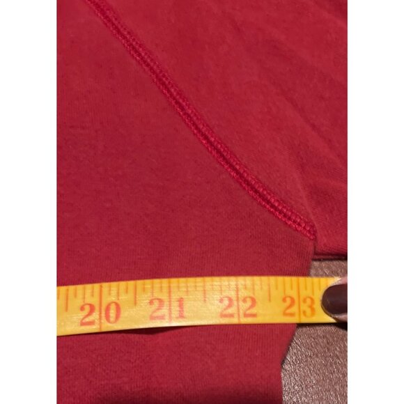 Vintage 90s Tommy Hilfiger Red Crewneck Sweatshirt "H" Logo Size XL - Picture 3 of 7